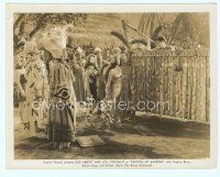 6a439 PARDON MY SARONG 8x10 still '42 natives watch Lou Costello with telescope behind curtain!