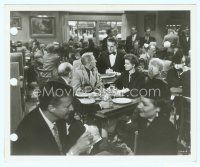 6a441 PAT & MIKE 8x10 key book still '52 Katharine Hepburn & Spencer Tracy in crowded restaurant!