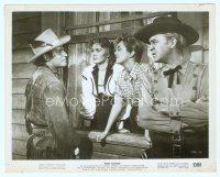 6a453 PONY EXPRESS 8x10 still '53 Charlton Heston as Buffalo Bill with Forrest Tucker & girls!