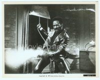 6a508 SHAFT 8x10 still '71 classic image of Richard Roundtree shooting gun & holding shade!