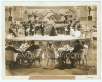 6a521 SOMETHING TO SING ABOUT 8x10 still '37 far shot of James Cagney on stage w/Evelyn Daw & band!