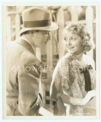6a530 STATE FAIR 8x10 still '33 fast talking Lew Ayres tries to pick up lovely Janet Gaynor!
