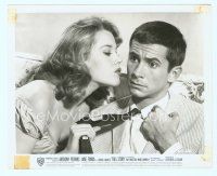 6a542 TALL STORY 8x10 still '60 romantic close up of sexy Jane Fonda & nervous Anthony Perkins!