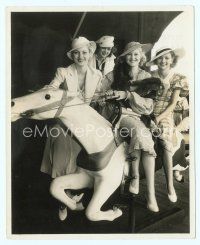6a548 THELMA TODD/NITA PIKE deluxe 8x10 still '30s w/ Betty Furness & Lina Andre on carnival horse!