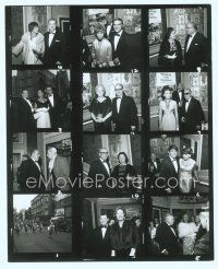 6a554 THOSE MAGNIFICENT MEN IN THEIR FLYING MACHINES contact sheet 8x10 still '65 stars at premiere!