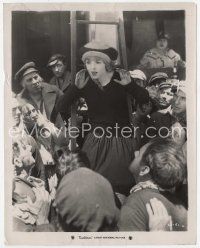 6a564 TWINKLETOES 8x10 still '26 close up of Colleen Moore on ladder talking to crowd!