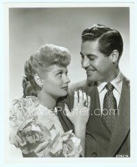6a569 TWO SMART PEOPLE 8x10 still '46 close up of Lucille Ball & John Hodiak, Time For Two!