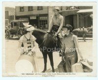 6a582 VIRGINIAN 8x10 still R34 Gary Cooper on horse looks at pretty Mary Brian & Richard Arlen!