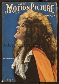 6b079 MOTION PICTURE magazine March 1917 portrait of Violet Mersereau by Leo Sielke Jr!