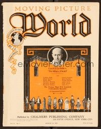 6b046 MOVING PICTURE WORLD exhibitor magazine Aug 13, 1921 Harold Lloyd, Ben Turpin, Elmo Lincoln