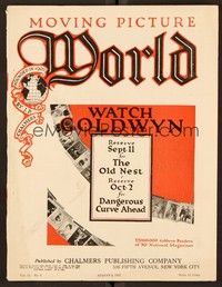 6b045 MOVING PICTURE WORLD exhibitor magazine August 6, 1921 Tod Browning, Cecil B. DeMille