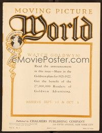 6b041 MOVING PICTURE WORLD exhibitor magazine July 9, 1921 Fatty Arbuckle, Carpentier vs Dempsey!