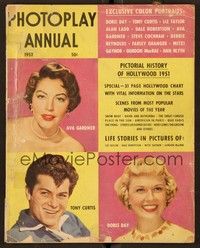 6b151 PHOTOPLAY magazine 1952 Annual, Ava Gardner, Tony Curtis, Doris Day