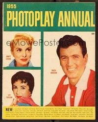 6b154 PHOTOPLAY magazine 1955 Annual, Rock Hudson, Janet Leigh, Elizabeth Taylor