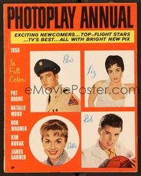 6b157 PHOTOPLAY magazine 1959 Annual, Elvis Presley, Liz Taylor, Debbie Reynolds, Rick Nelson
