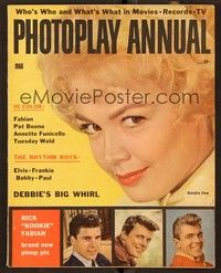 6b158 PHOTOPLAY magazine 1960 Annual, Sandra Dee, Rick Nelson, Kookie, Fabian!