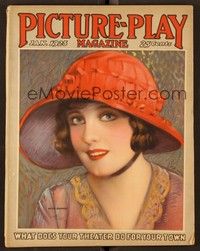 6b072 PICTURE PLAY magazine January 1925 artwork of pretty Betty Bronson by White Studio!