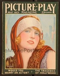 6b075 PICTURE PLAY magazine May 1925 wonderful art of pretty Doris Kenyon in cool outfit!