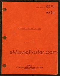 6b248 PRINCE WHO WAS A THIEF final shooting script August 14, 1950, screenplay by Adams & MacKenzie
