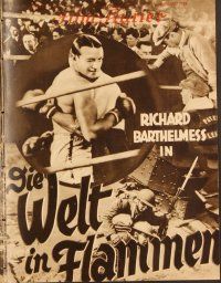 6b215 PATENT LEATHER KID German program '29 many images of Richard Barthelmess as boxer & soldier!