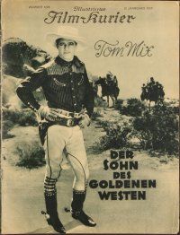 6b217 SON OF THE GOLDEN WEST German program '29 wonderful different images of cowboy Tom Mix!
