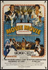 6c611 MOVIE MOVIE English 1sh '78 George C. Scott, Stanley Donen directed parody of 1930s movies!