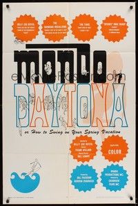 6c601 MONDO DAYTONA 1sh '68 or How to Swing on Your Spring Vacation!