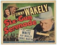 6d007 6 GUN SERENADE TC '47 cowboy Jimmy Wakely sings You Are Always On My Mind!