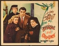 6d145 ARSENIC & OLD LACE LC '44 c/u of Cary Grant, Priscilla Lane, Josephine Hull & Jean Adair!