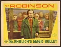 6d277 DR. EHRLICH'S MAGIC BULLET LC R40s Edward G. Robinson searches for a cure for syphilis!