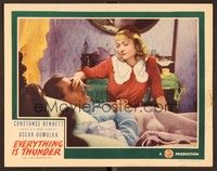 6d290 EVERYTHING IS THUNDER LC '36 German Constance Bennett hides POW Douglass Montgomery!