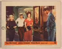 6d296 FBI STORY LC #8 '59 Jean Willes as the lady in red by real Gable movie poster!