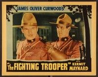 6d301 FIGHTING TROOPER LC '34 Canadian Mountie Kermit Maynard in full regalia,James Oliver Curwood