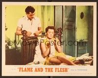 6d304 FLAME & THE FLESH LC #6 '54 Bonar Colleano adores sexy brunette bad girl Lana Turner!