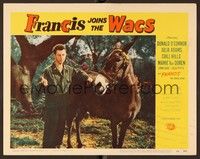 6d316 FRANCIS JOINS THE WACS LC #6 '54 Donald O'Connor & talking mule are in the ladies' Army now!