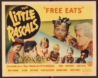 6d317 FREE EATS LC R52 Spanky, Farina, Buckwheat, Dickie Moore, Jackie Cooper, Our Gang!