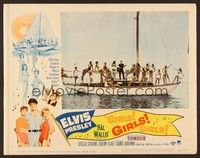 6d333 GIRLS GIRLS GIRLS LC #6 '62 swingin' Elvis Presley sings on a boat full of sexy girls!