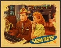 6d336 GOING PLACES LC '38 pretty red-haired Anita Louise close up with Dick Powell at piano!