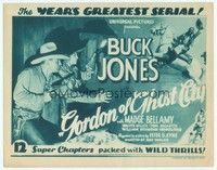 6d036 GORDON OF GHOST CITY TC '33 close up of Buck Jones by Madge Bellamy & on rearing horse!