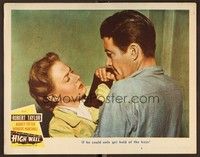 6d359 HIGH WALL LC #8 '48 close up of Robert Taylor fighting with Audrey Totter for the keys!