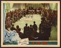 6d383 IN THE NAVY LC '41 sailors & their dates watch the Andrews Sisters perform with band!