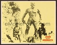 6d395 JASON & THE ARGONAUTS LC #2 R78 great special effects scene of colossus by Ray Harryhausen!