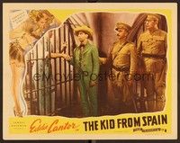 6d405 KID FROM SPAIN LC R44 guards watch Eddie Cantor shake hands with Robert Young in jail cell!