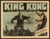 6d003 KING KONG LC #8 R52 classic image of giant ape holding Fay Wray over New York Skyline!