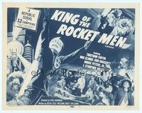 6d045 KING OF THE ROCKET MEN TC R56 great art of funky space man + serial movie scenes!