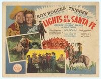 6d049 LIGHTS OF OLD SANTA FE TC '44 Roy Rogers, Dale Evans, Trigger, Sons of the Pioneers!