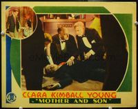 6d470 MOTHER & SON LC '31 Clara Kimball Young, men in tuxedos by corpse holding gun!