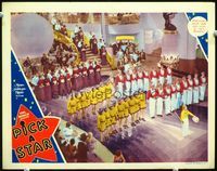 6d509 PICK A STAR LC '37 cool far shot of incredibly elaborate Hollywood production number!