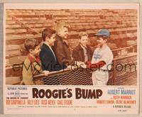 6d530 ROOGIE'S BUMP LC #2 '54 young Robert Marriot in Brooklyn Dodgers uniform with his fans!