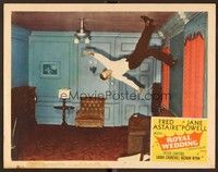 6d535 ROYAL WEDDING LC #5 '51 classic image of Fred Astaire dancing on the ceiling!